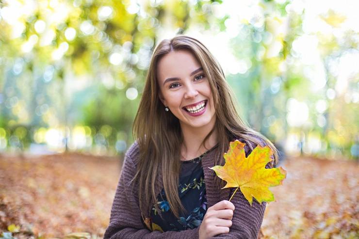 Happy patient after dental treatment Castlebury Dental